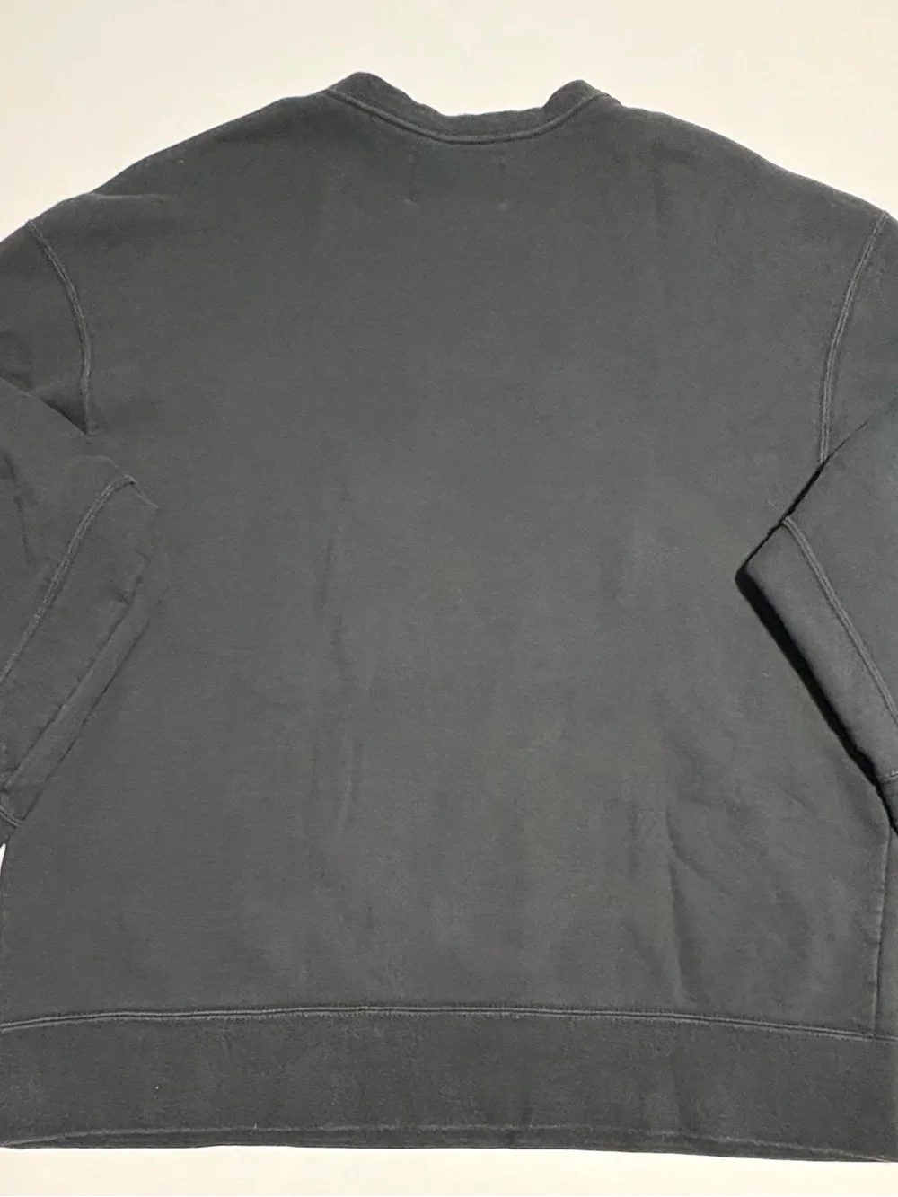 Jordan Black Crewneck Sweater with Gold Accents